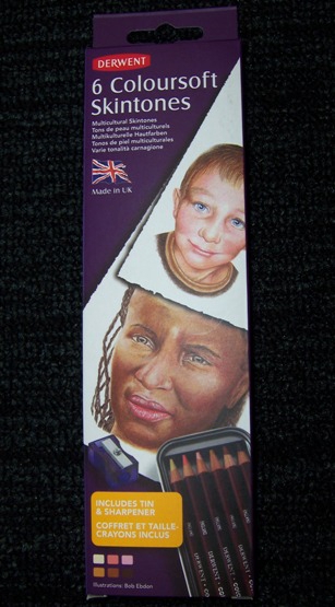 Derwent Tin - 6 Coloursoft Skintone Pencils