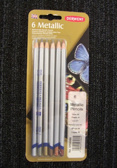 Derwent Metallic Pencils - Set of 6