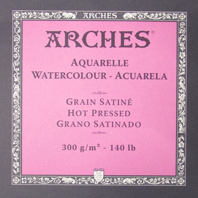 Arches Watercolour Pad Hot pressed Smooth