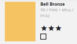 Pearlescent Ink Bell Bronze