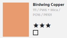 Pearlescent Ink Birdwing Copper