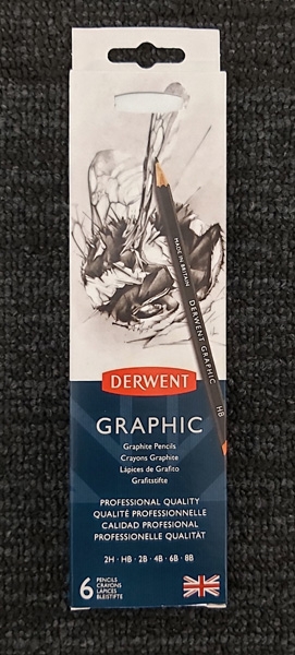 Derwent Tin - 6 Graphic Pencils