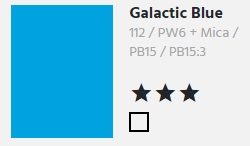 Pearlescent Ink Galactic Blue
