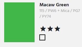 Pearlescent Ink Macaw Green