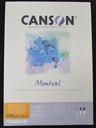 Canson Montval Watercolour Pad Medium A3