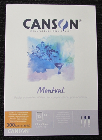 Canson Montval Watercolour Pad Medium A4