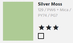 Pearlescent Ink Silver Moss