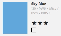 Pearlescent Ink Sky Blue