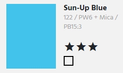 Pearlescent Ink Sun-Up Blue