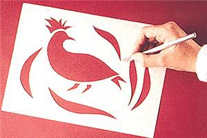 Paper Pick Up Stencil - 76 x 51cm