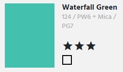 Pearlescent Ink Waterfall Green